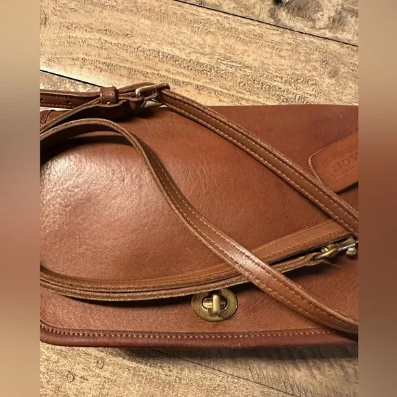 Vintage coach pocket purse British tan - Picture 2 of 10